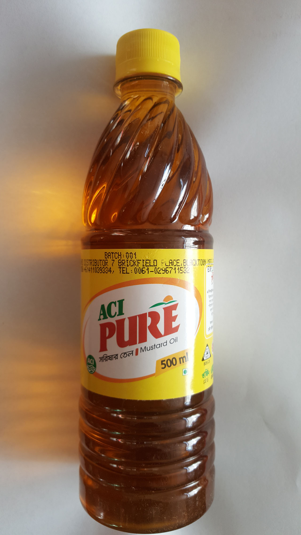Pure Mustard Oil (500 ml)