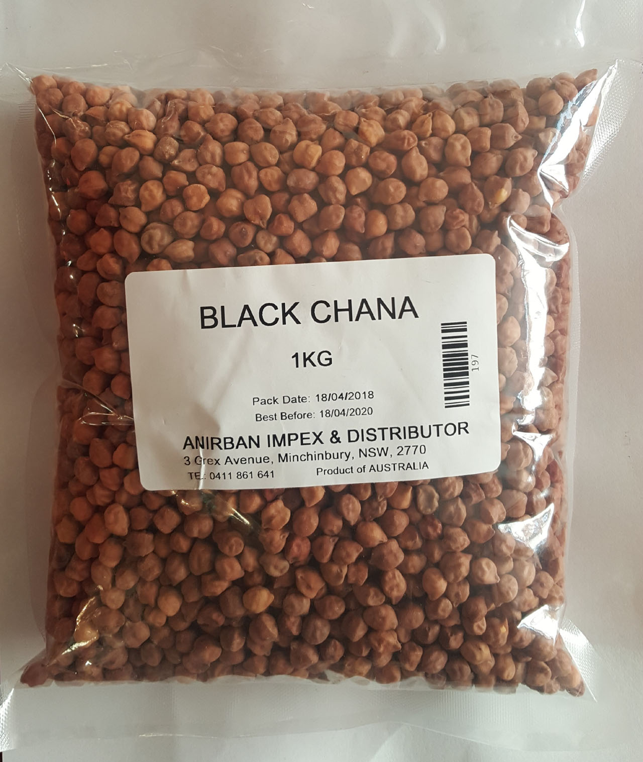 Black Chana Dal 1kg (Packet)